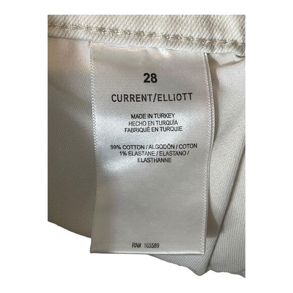 C/E by Current Elliott jeans relaxed cuffed boyfriend light blue size 28 - Picture 8 of 8